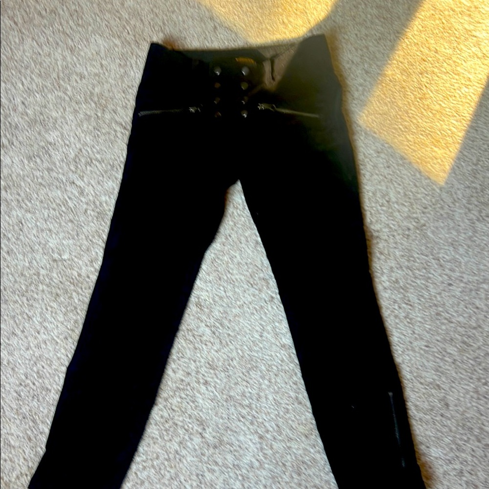 This is a pair of rugby, Ralph Lauren corduroy size 4 zippered pants